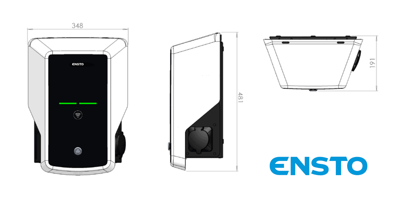 ENSTO EVB100 single socket