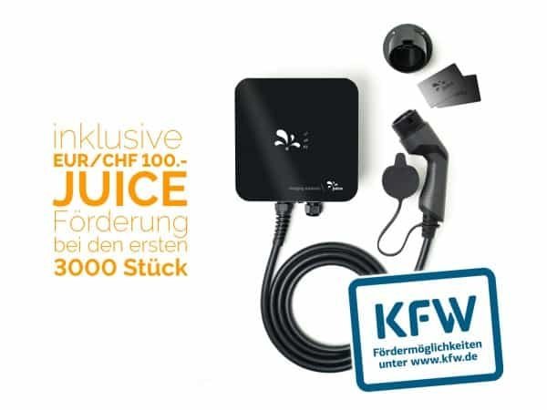 JUICE CHARGER me, 11 kW, kabel 5 m, RFID