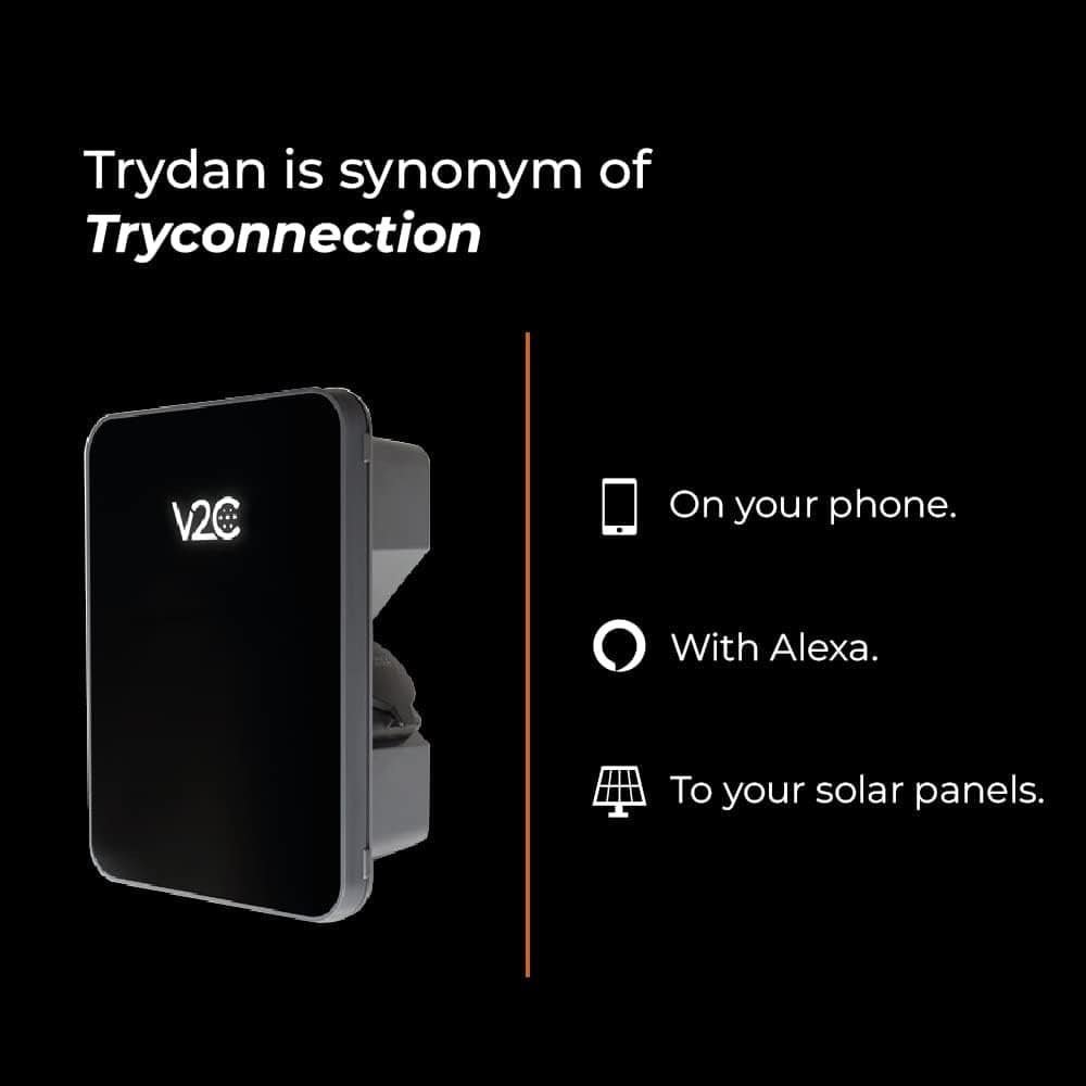 V2C Trydan 22kW Solar - Zaslon, trofazni, Type 2 kabel, crna - Slika 4