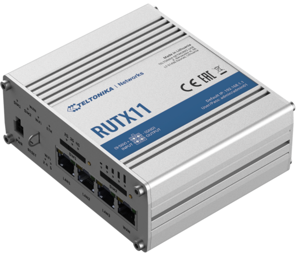RUTX11 INDUSTRIAL CELLULAR ROUTER