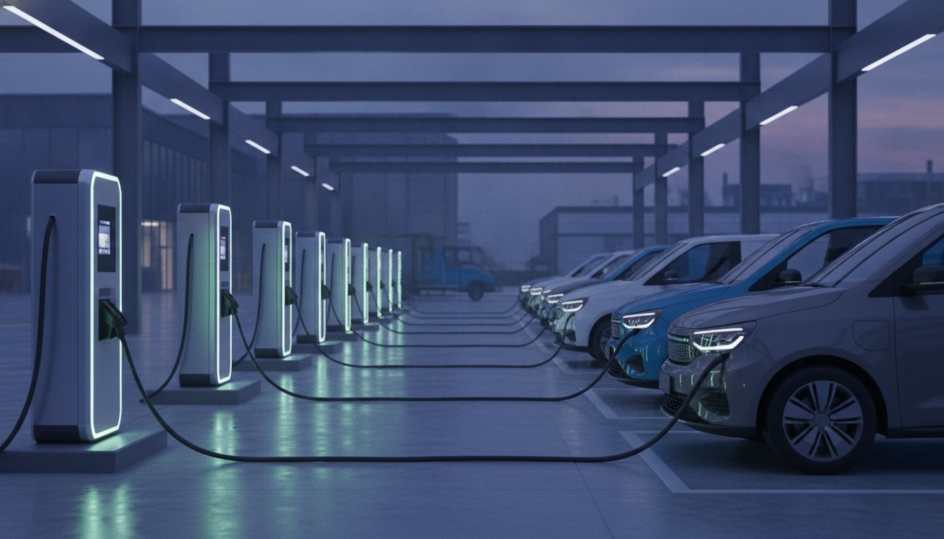 Profesionalna oprema za punjenje električnih vozila: Vodič za flotnu infrastrukturu za 2026.