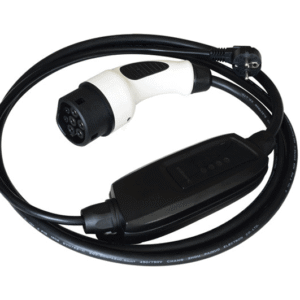 DUOSIDA EV charging cable portable - Type 2 to schuko with controlbox 16A - Image 2