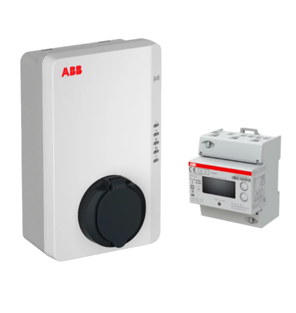 ABB Terra AC - 22 kW, Type 2 socket with shutter & RFID + SmartMeter