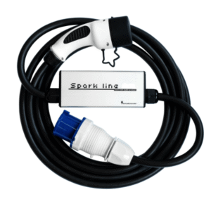 SPARK LINE 16 - portable charger with control box 3,7 kW, TYPE2-CEE Blue, 5m, 16A x 1phase