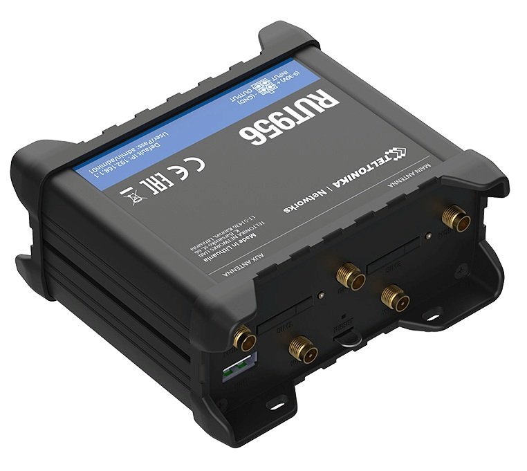 RUT956 Industrial Cellular Router, 4G LTE (Cat 4), 3G, 2G, Wifi - Image 3