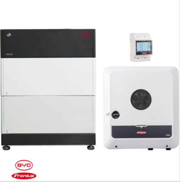 BYD HVS 5.1 + Fronius Symo GEN24 10.0 Plus hybrid inverter