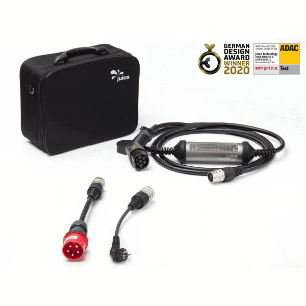 JUICE BOOSTER 2 Mobile EV charger 32 A, 22kW, 5.2m cable