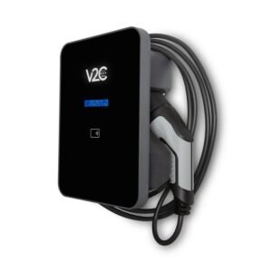 V2C Trydan 22kW PRO - RFID, 4G SIM incl, Display, Type 2 cable, Black
